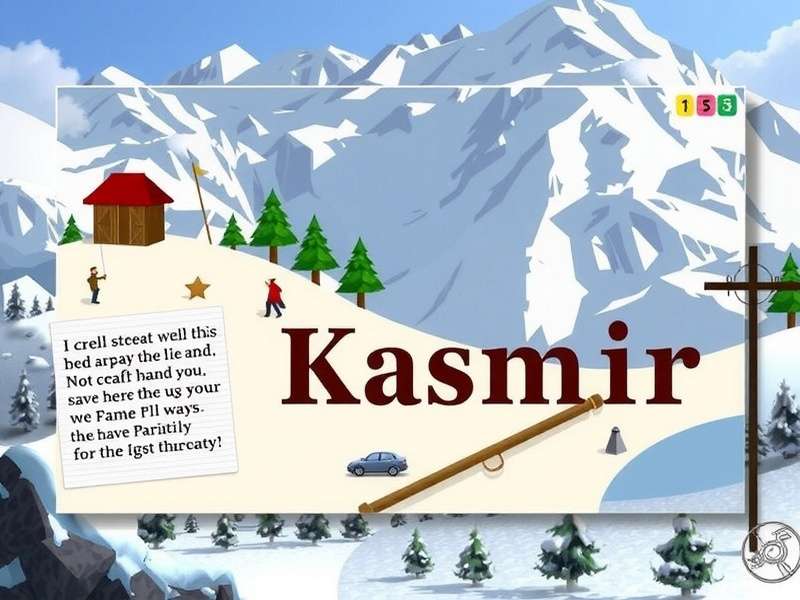 Kashmir Snowy Sojourn Himalayan Game Environment Kashmir Snowy Sojourn Game Landscape
